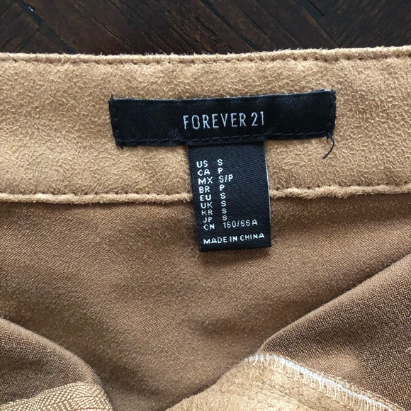 Suede Tan Brown Mini Skirt “Aritzia Leah” inspired - Picture 6 of 13